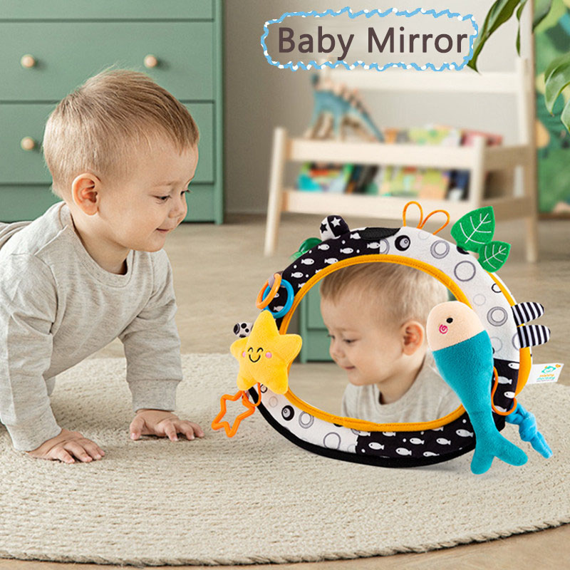 Baby Walker Activity - Baby Floor Mirror Tummy Time 6