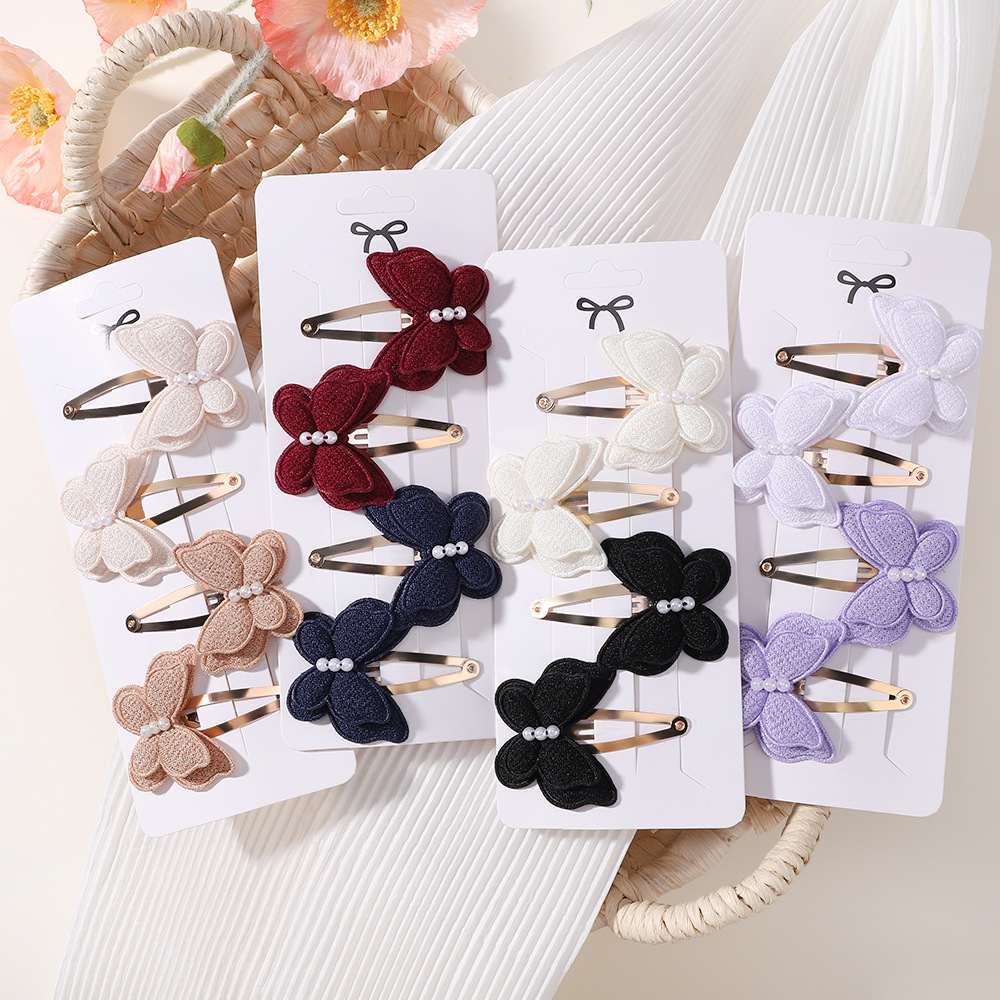 4Pcs/set Butterfly Hair Clip S - Baby Products Set ulasan dan harga