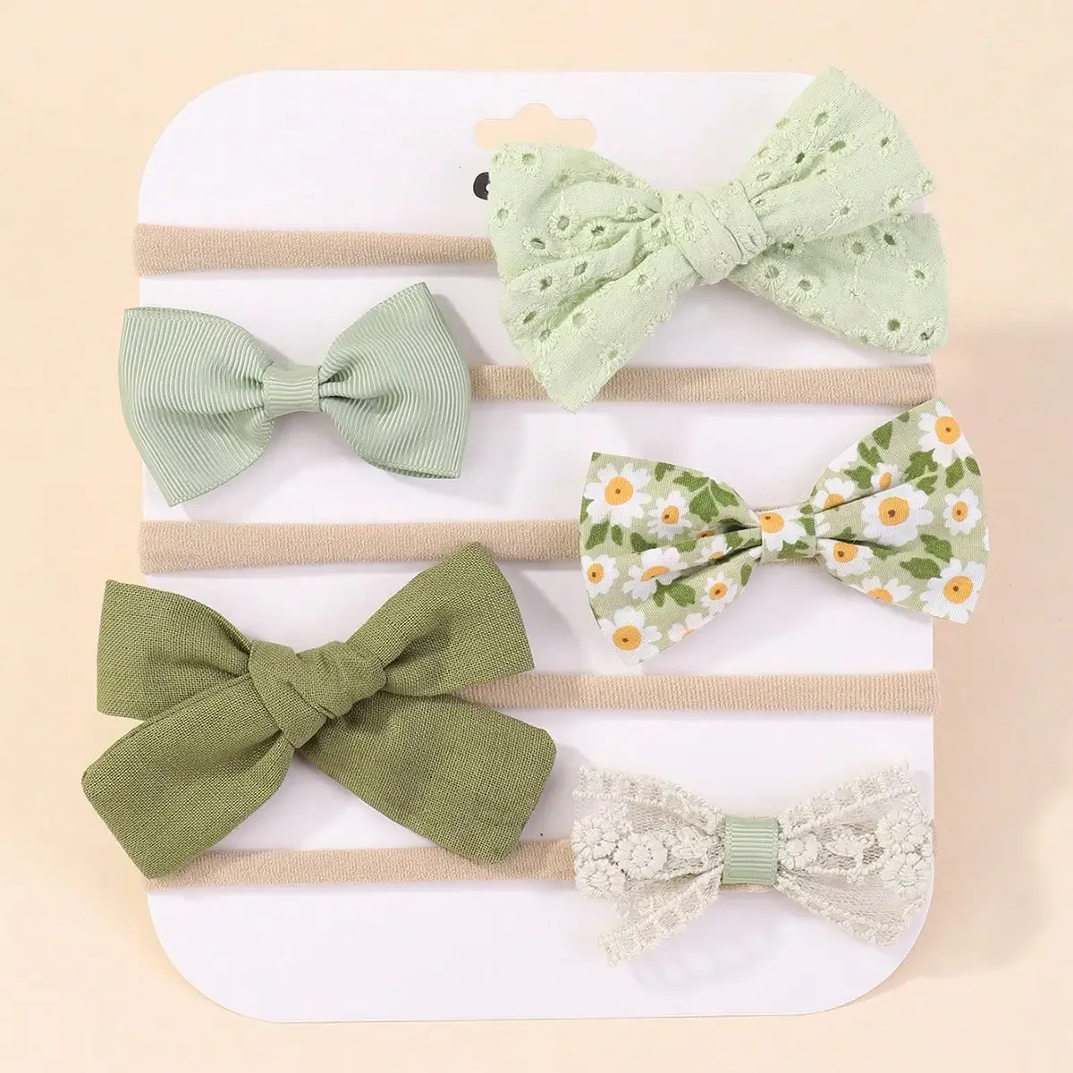 5Pcs/Set Baby Elastic Headband - Baby Products Set ulasan dan harga