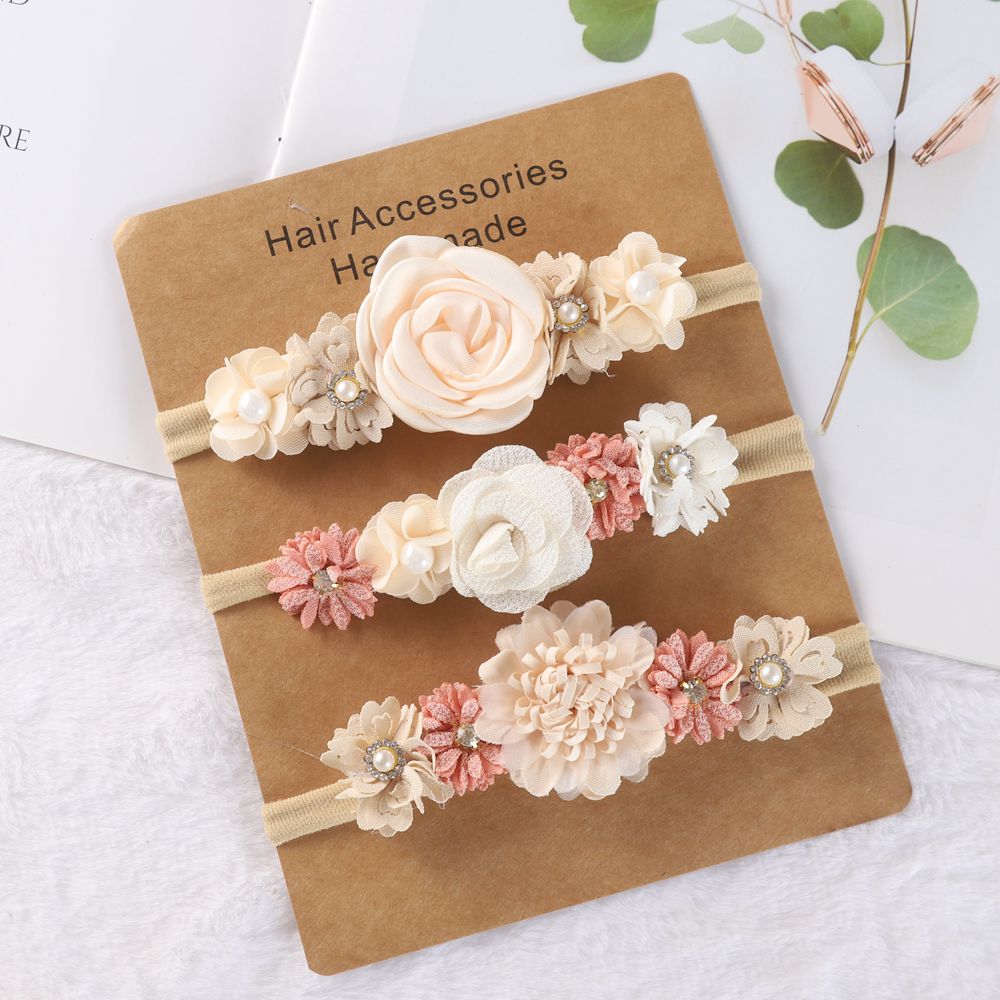 3pcs Baby Girl Headband Set Cu - Baby Products Set ulasan dan harga