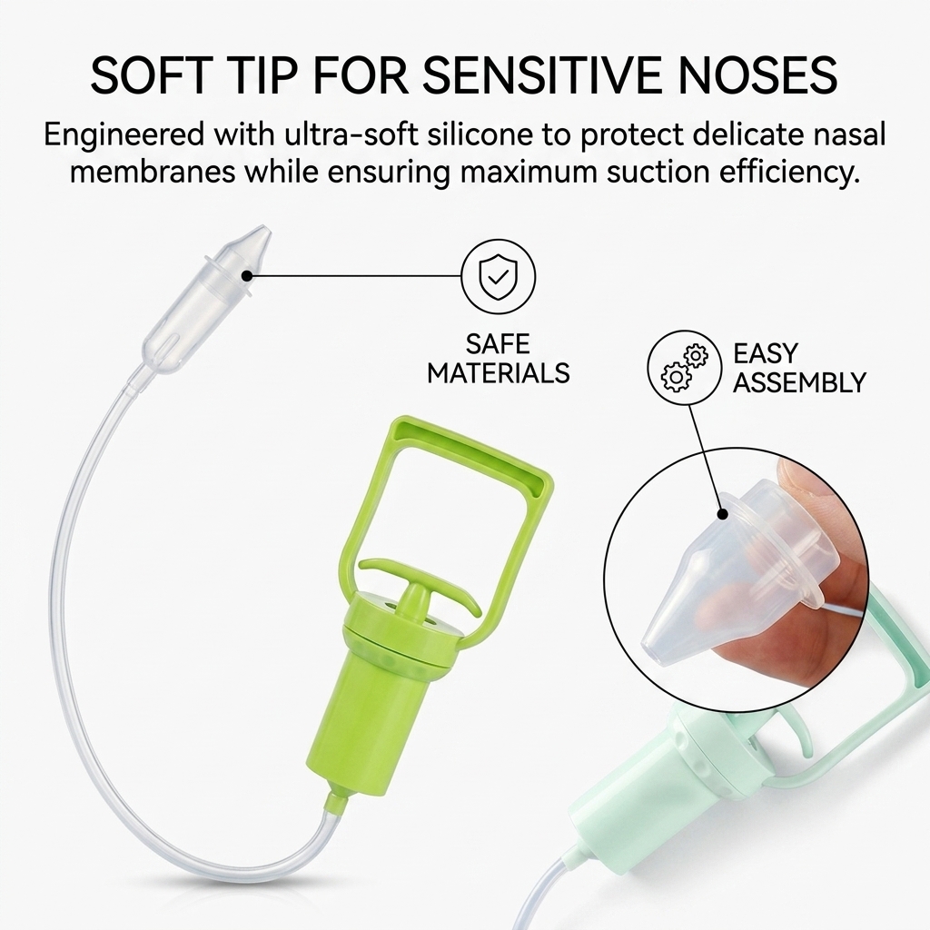 Powerful Hand Pump Baby Nasal  - Baby Nose Cleaner ulasan dan harga